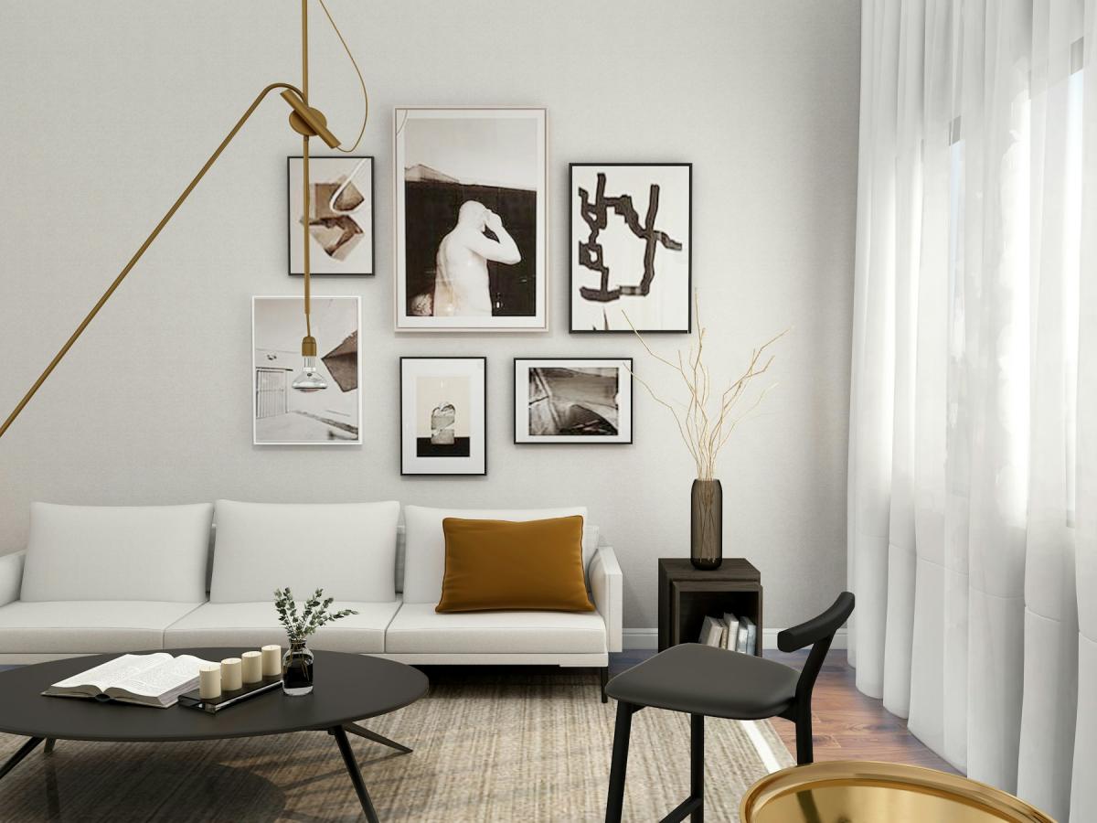 Interior styling details with curated artwork, lighting and soft furnishings Interior styling details with curated artwork, lighting and soft furnishings