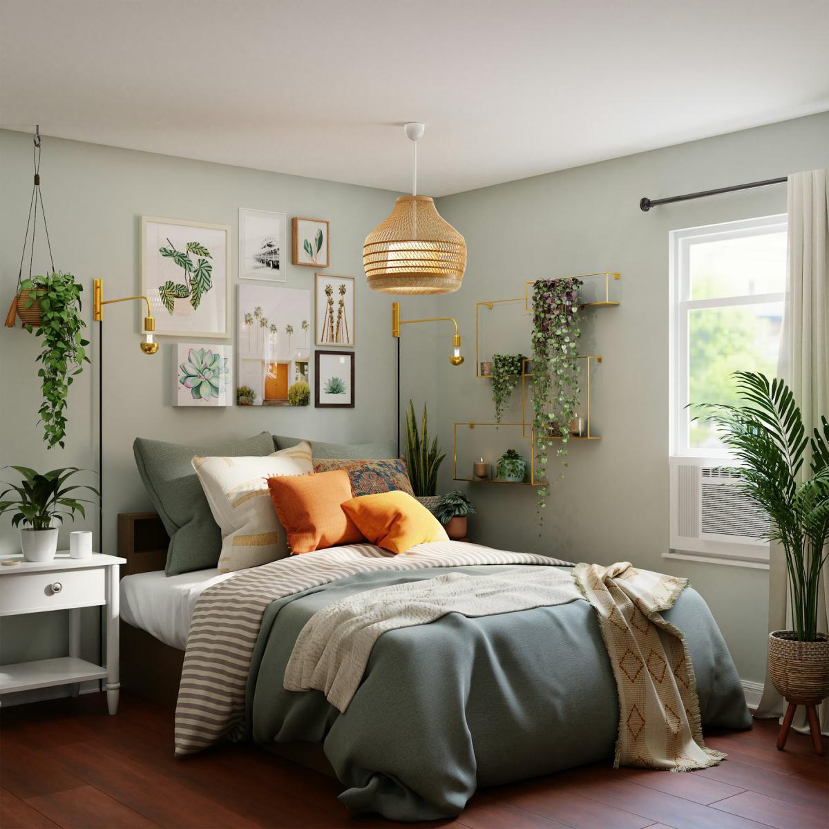 Premium Apartment — Premium apartment project bedroom with warm textures